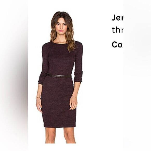 NWT Three Dots Jennifer Dress with Wrap Belt - Picture 1 of 5